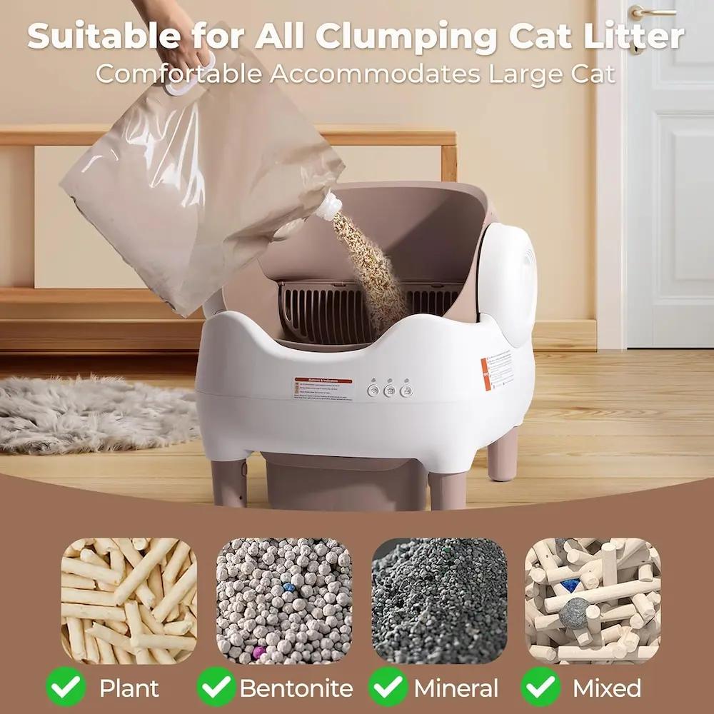 KITPLUS Cat Litter Box