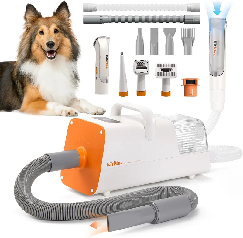 KITPLUS Dog Grooming Kit with Blow Dryer